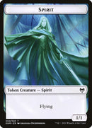 Human Warrior // Spirit Double-Sided Token [Kaldheim Tokens] - Destination Retro