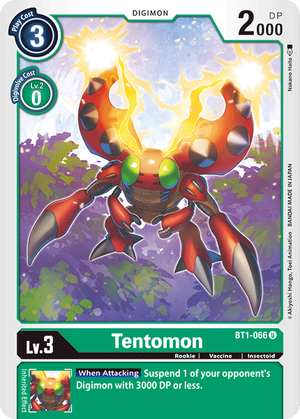 Tentomon [BT1-066] [Release Special Booster Ver.1.0] - Destination Retro