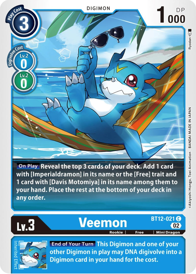 Veemon [BT12-021] [Across Time] - Destination Retro
