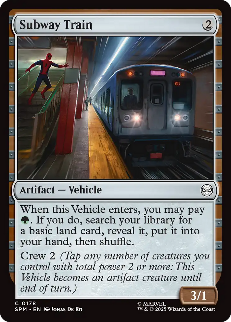Subway Train [Marvel's Spider-Man] - Destination Retro