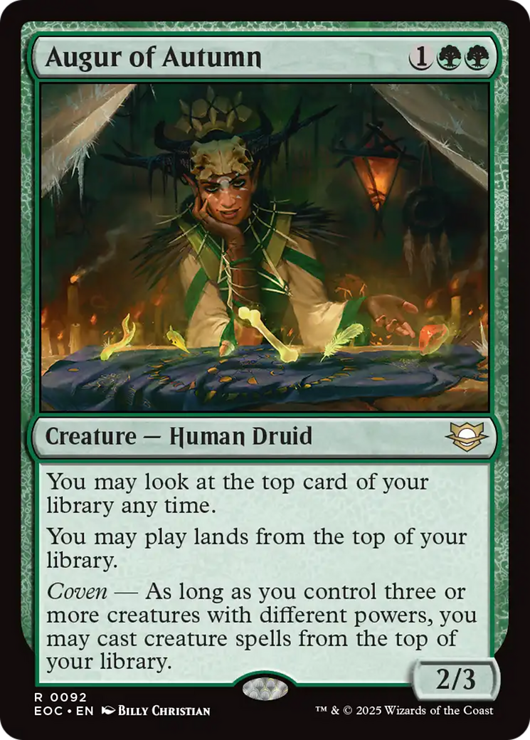 Augur of Autumn [Edge of Eternities Commander] - Destination Retro