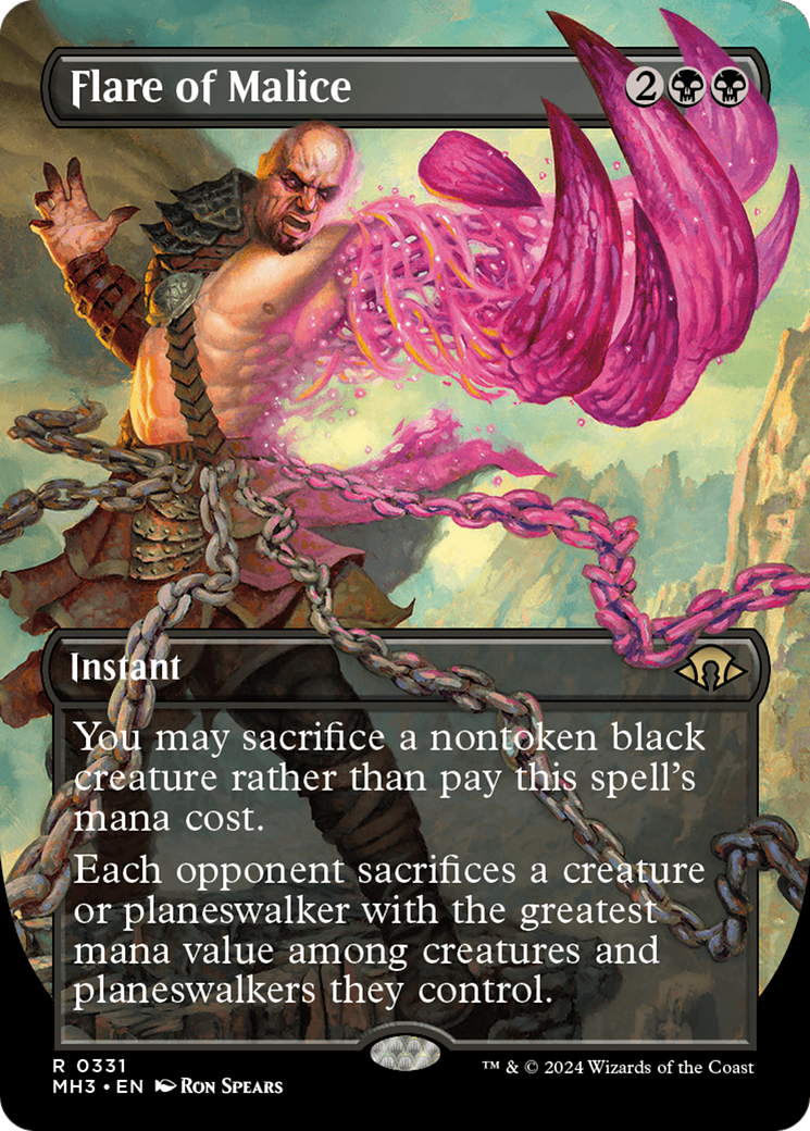 Flare of Malice (Borderless) [Modern Horizons 3] - Destination Retro