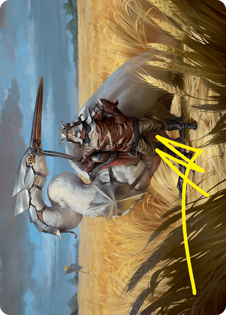 Skyknight Squire Art Card (4/54) (Gold-Stamped Signature) [Foundations Art Series] - Destination Retro