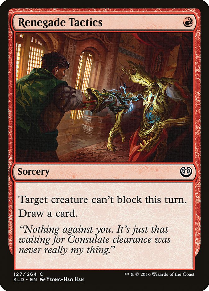 Renegade Tactics [Kaladesh] - Destination Retro