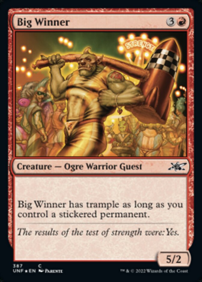 Big Winner (Galaxy Foil) [Unfinity] - Destination Retro