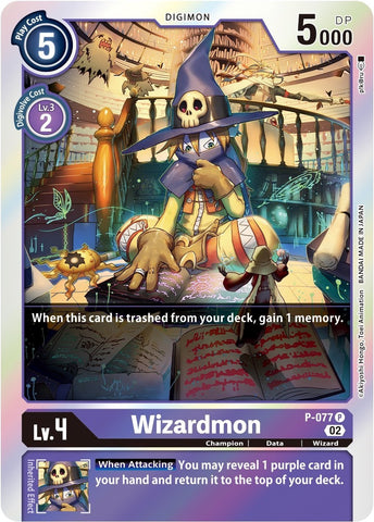 Wizardmon [P-077] (Alternate Art) [Starter Deck: Beelzemon Advanced Deck Set] - Destination Retro