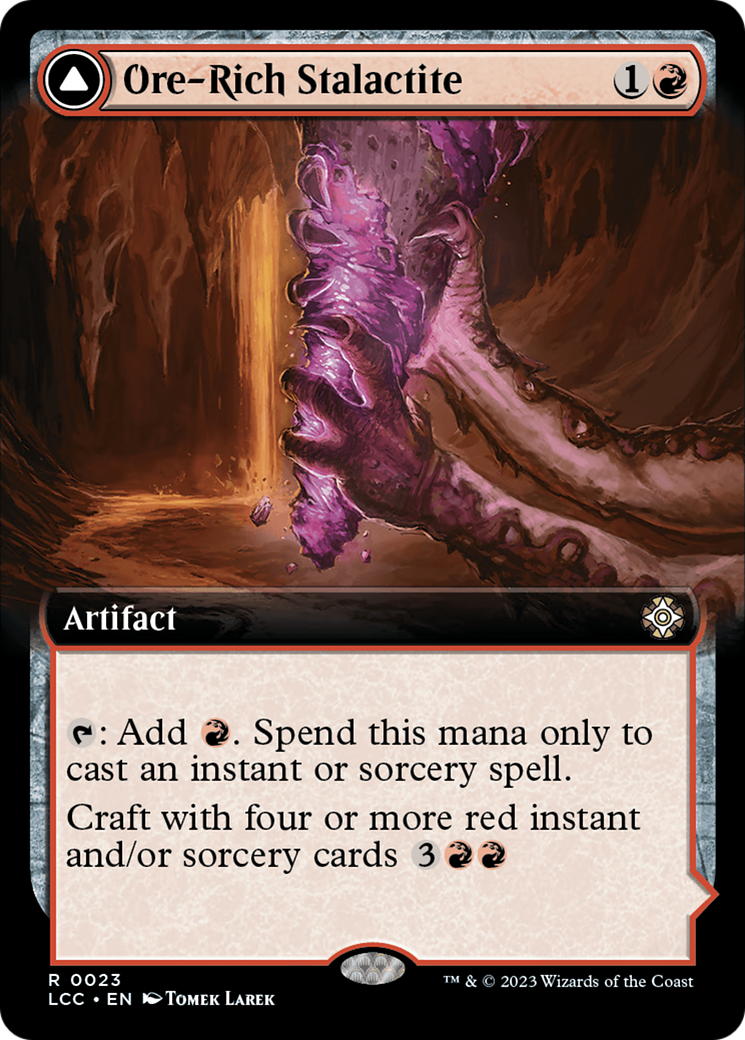 Ore-Rich Stalactite (Extended Art) [The Lost Caverns of Ixalan Commander] - Destination Retro