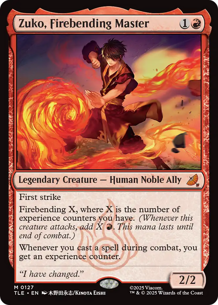 Zuko, Firebending Master [Avatar: The Last Airbender: Eternal-Legal] - Destination Retro