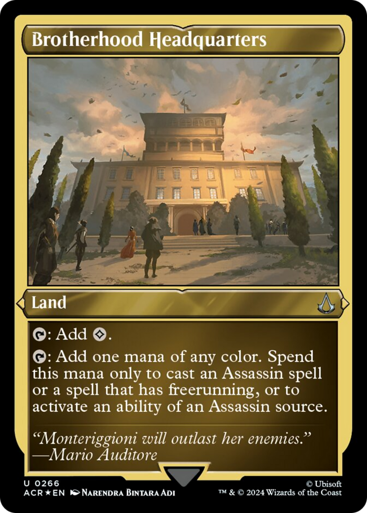 Brotherhood Headquarters (Foil Etched) [Assassin's Creed] - Destination Retro