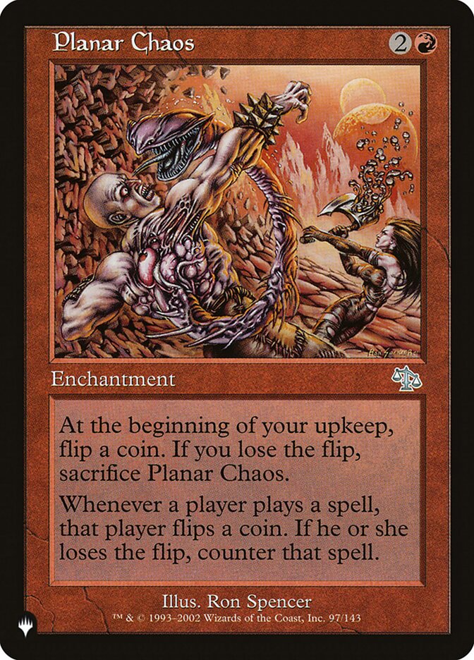Planar Chaos [Secret Lair: Heads I Win, Tails You Lose] - Destination Retro