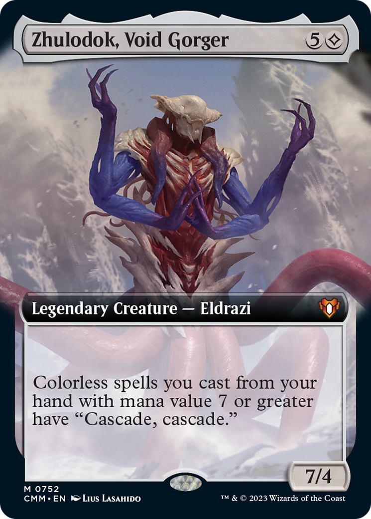Zhulodok, Void Gorger (Extended Art) [Commander Masters] - Destination Retro