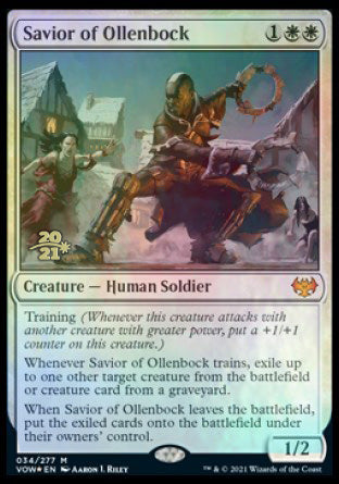 Savior of Ollenbock [Innistrad: Crimson Vow Prerelease Promos] - Destination Retro
