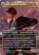 Squall, Gunblade Duelist (Borderless) [FINAL FANTASY Commander] - Destination Retro