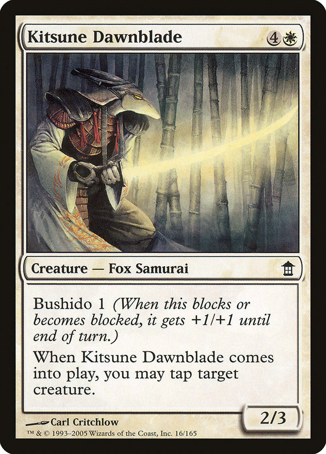 Kitsune Dawnblade [Saviors of Kamigawa] - Destination Retro
