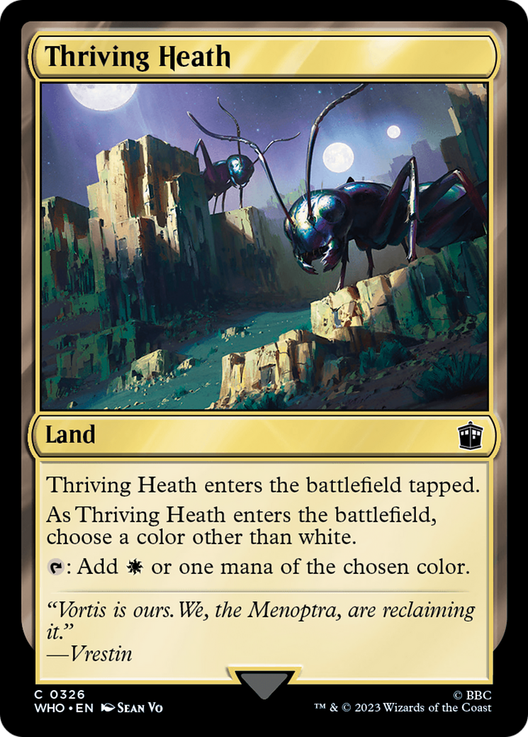 Thriving Heath [Doctor Who] - Destination Retro