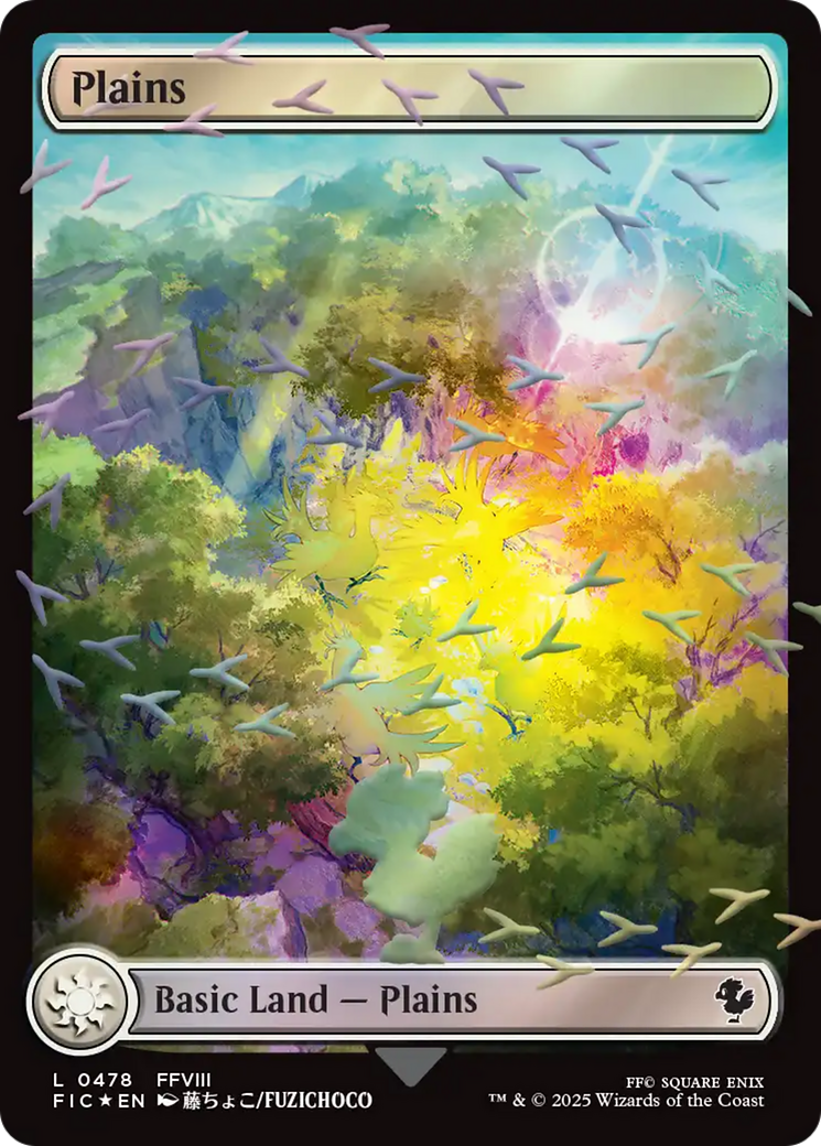 Plains (Chocobo Track Foil) [FINAL FANTASY Commander] - Destination Retro