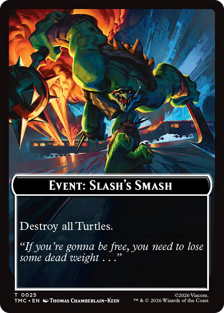 Event: Slash's Smash [Teenage Mutant Ninja Turtles Commander Tokens] - Destination Retro