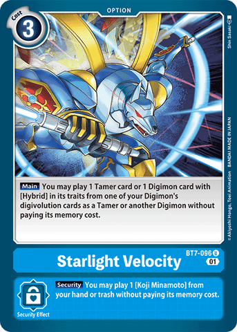 Starlight Velocity [BT7-096] [Next Adventure] - Destination Retro