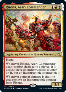 Risona, Asari Commander [Kamigawa: Neon Dynasty] - Destination Retro