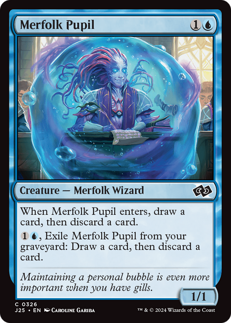 Merfolk Pupil [Foundations Jumpstart] - Destination Retro