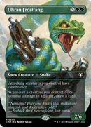 Ohran Frostfang (Borderless Alternate Art) [Commander Masters] - Destination Retro