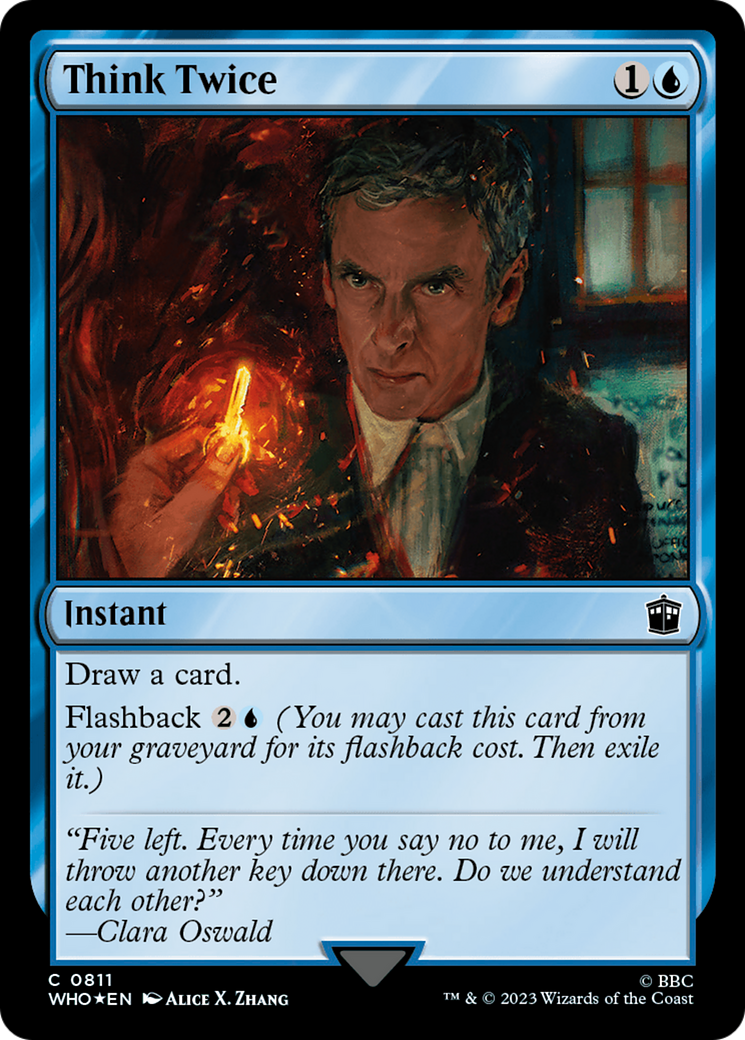 Think Twice (Surge Foil) [Doctor Who] - Destination Retro