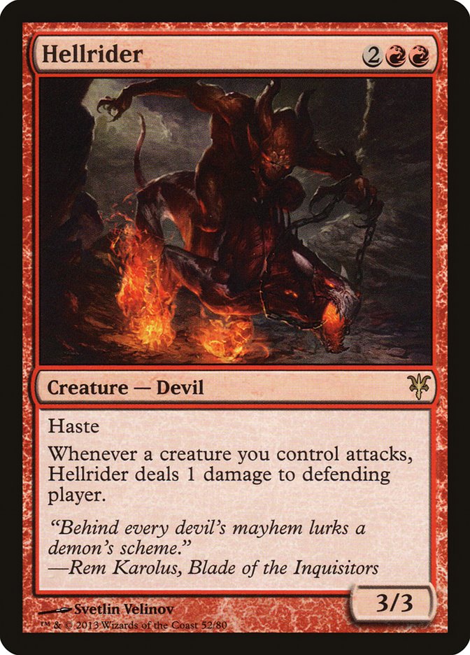 Hellrider [Duel Decks: Sorin vs. Tibalt] - Destination Retro