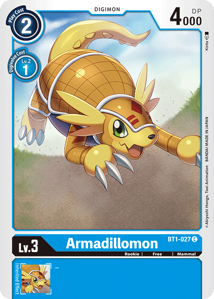 Armadillomon [BT1-027] [Release Special Booster Ver.1.0] - Destination Retro