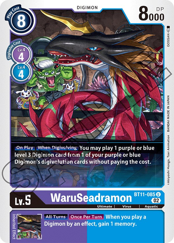 WaruSeadramon [BT11-085] [Dimensional Phase] - Destination Retro