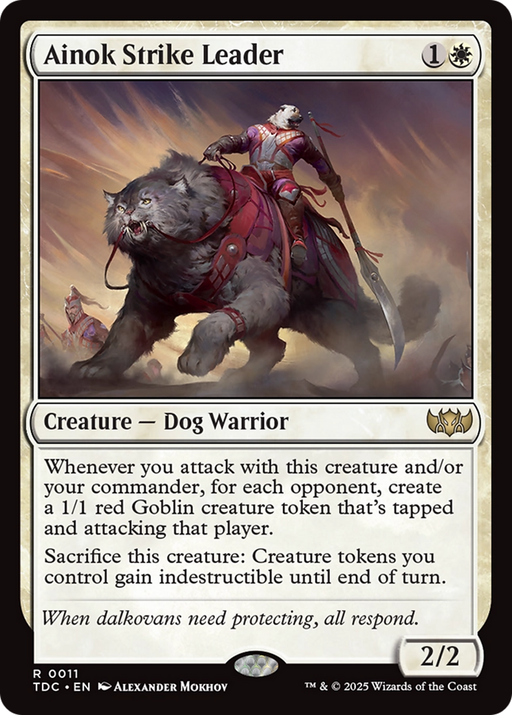 Ainok Strike Leader [Tarkir: Dragonstorm Commander] - Destination Retro