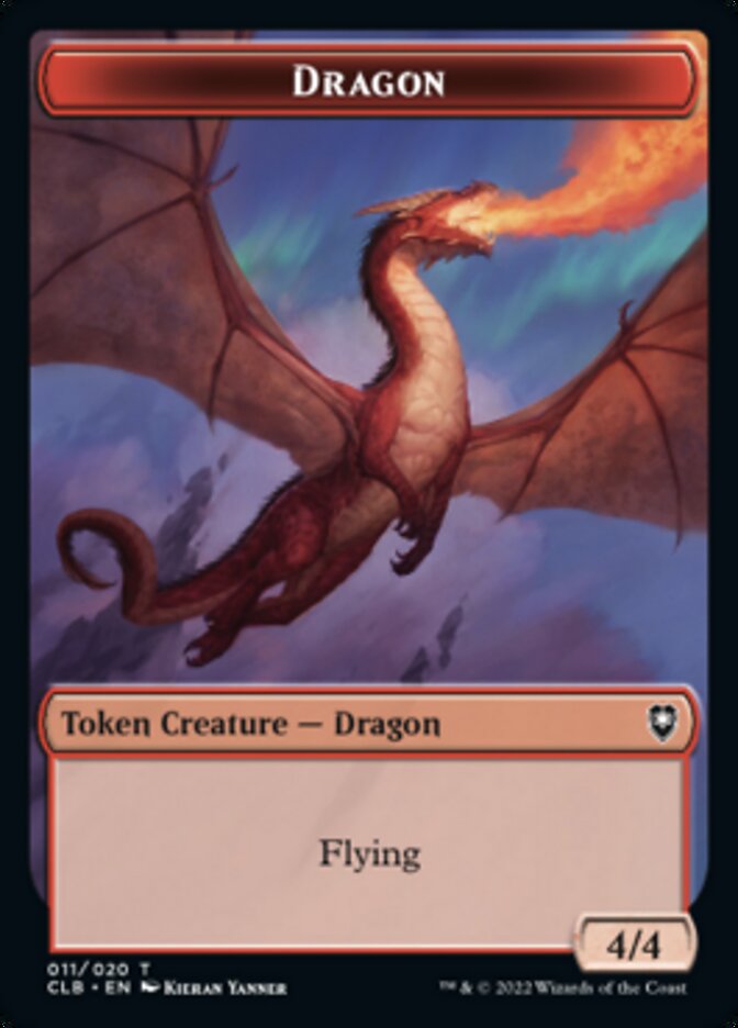 Dragon Token [Commander Legends: Battle for Baldur's Gate Tokens] - Destination Retro