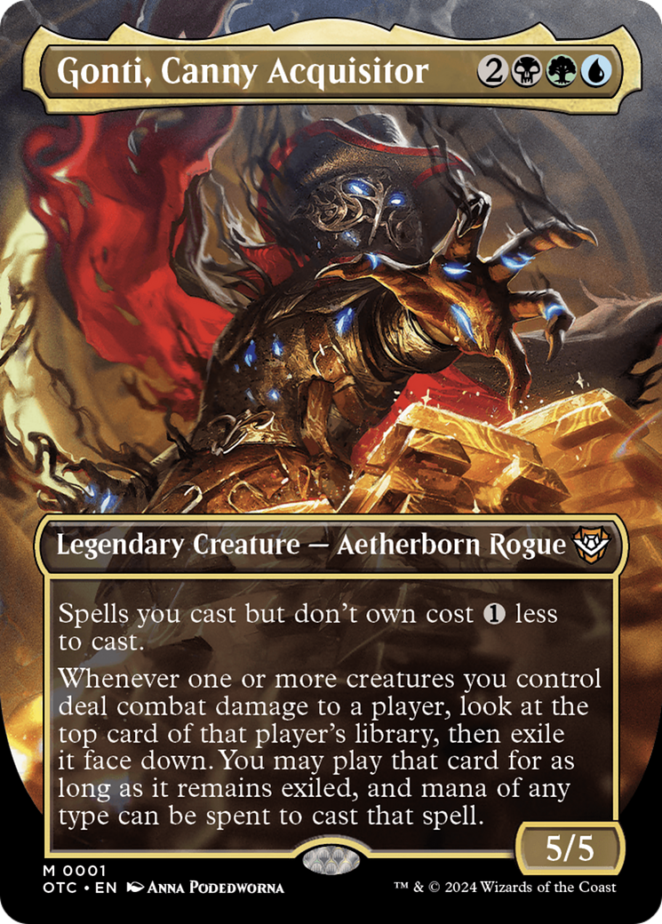 Gonti, Canny Acquisitor (Borderless) [Outlaws of Thunder Junction Commander] - Destination Retro