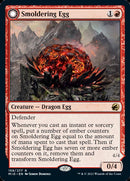 Smoldering Egg // Ashmouth Dragon [Innistrad: Midnight Hunt] - Destination Retro