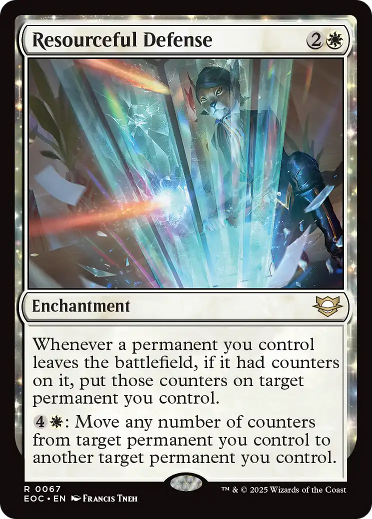 Resourceful Defense [Edge of Eternities Commander] - Destination Retro