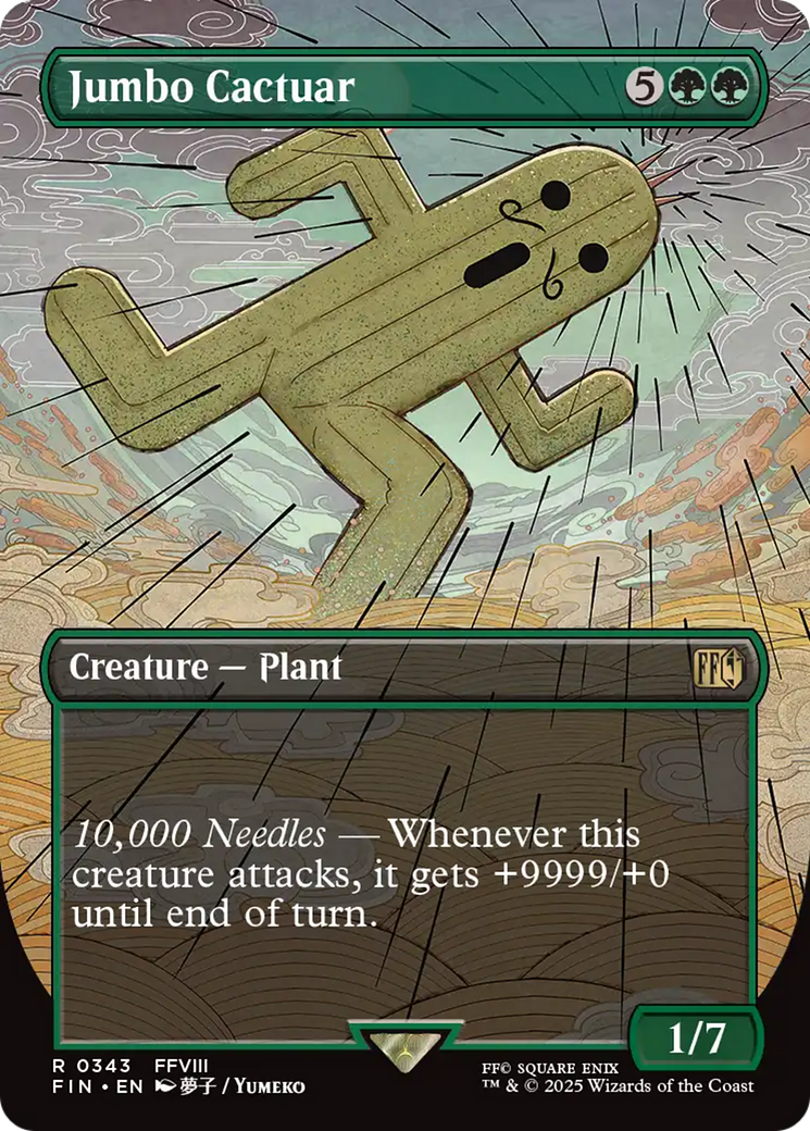 Jumbo Cactuar (Borderless) [FINAL FANTASY] - Destination Retro