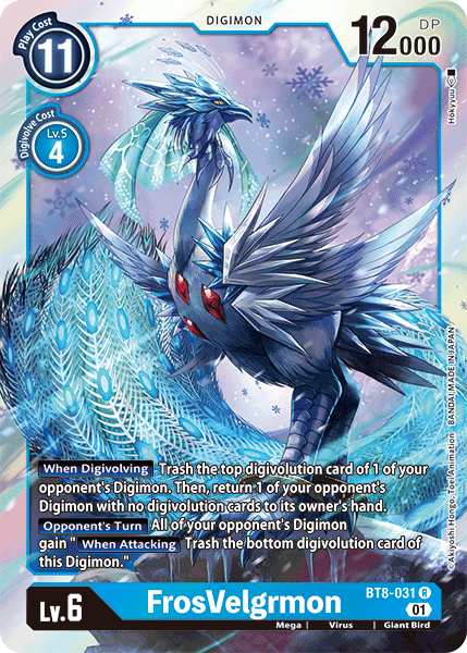 FrosVelgrmon [BT8-031] [New Awakening] - Destination Retro