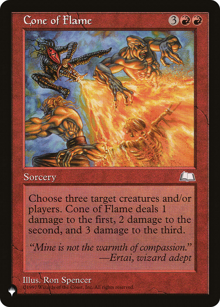 Cone of Flame [The List] - Destination Retro