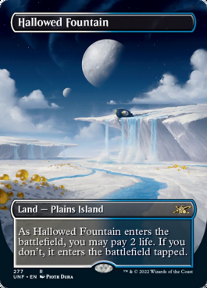 Hallowed Fountain (Borderless) [Unfinity] - Destination Retro