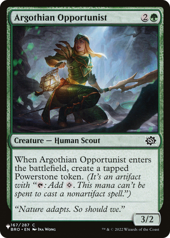 Argothian Opportunist [The List] - Destination Retro