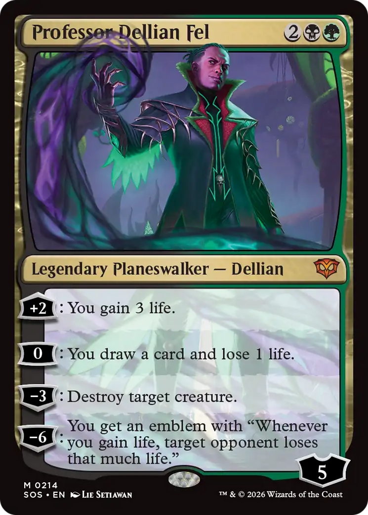 Professor Dellian Fel [Secrets of Strixhaven] - Destination Retro