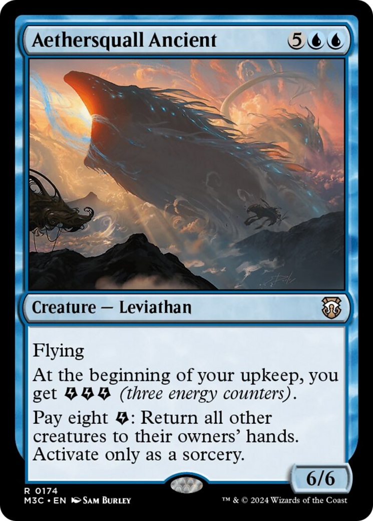 Aethersquall Ancient (Ripple Foil) [Modern Horizons 3 Commander] - Destination Retro