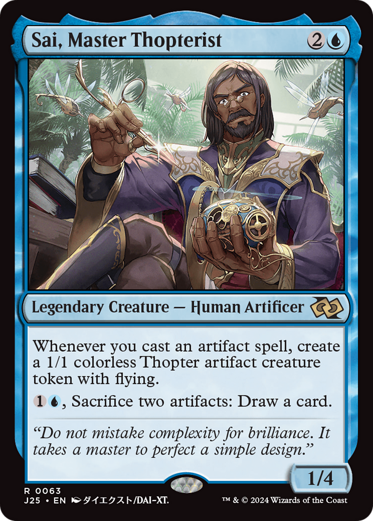 Sai, Master Thopterist (Anime) [Foundations Jumpstart] - Destination Retro