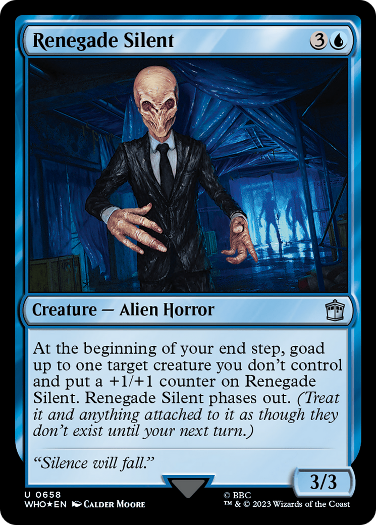 Renegade Silent (Surge Foil) [Doctor Who] - Destination Retro