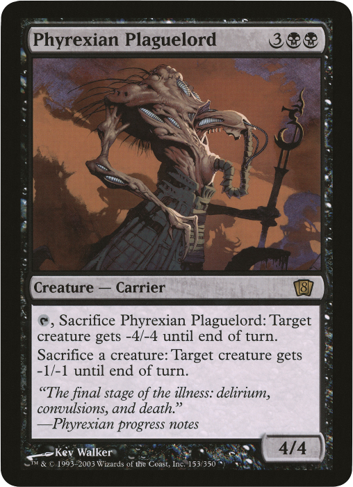 Phyrexian Plaguelord (Oversized) [Eighth Edition Box Topper] - Destination Retro