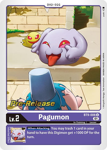 Pagumon [BT9-006] [X Record Pre-Release Promos] - Destination Retro