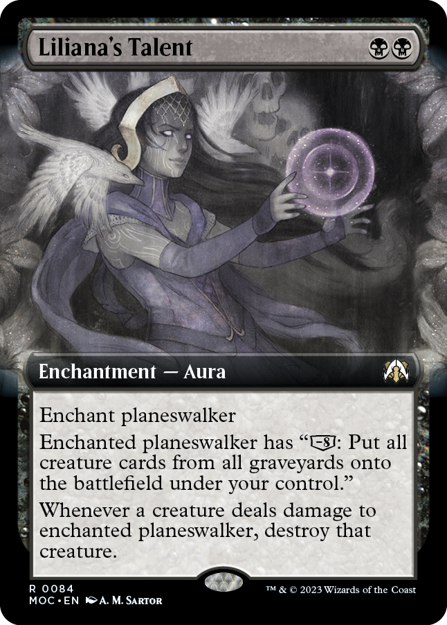Liliana's Talent (Extended Art) [March of the Machine Commander] - Destination Retro