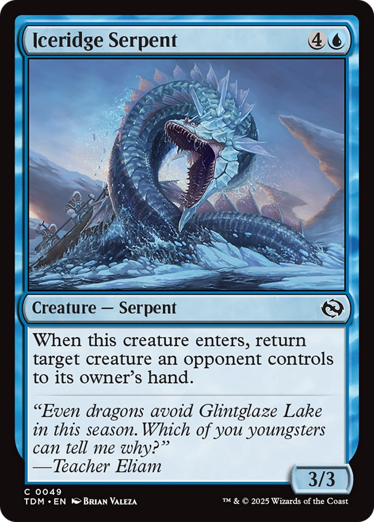 Iceridge Serpent [Tarkir: Dragonstorm] - Destination Retro