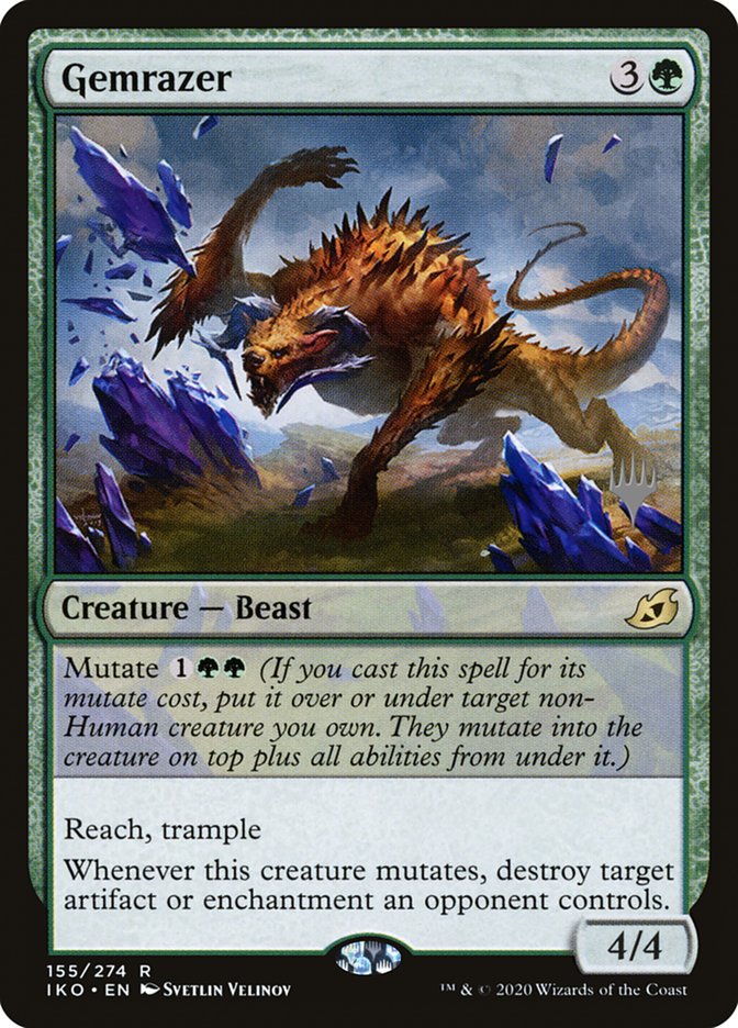 Gemrazer (Promo Pack) [Ikoria: Lair of Behemoths Promos] - Destination Retro
