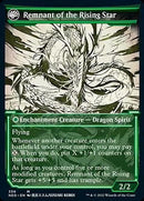Jugan Defends the Temple // Remnant of the Rising Star (Showcase Soft Glow) [Kamigawa: Neon Dynasty] - Destination Retro