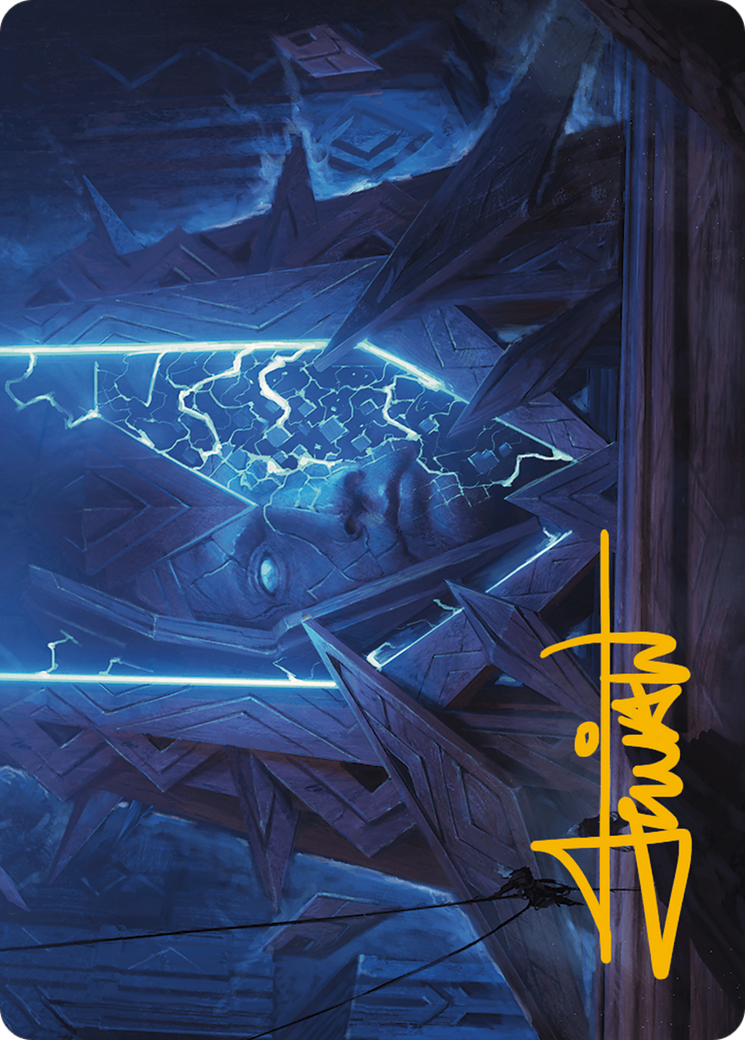 Stone Idol Generator Art Card (Gold-Stamped Signature) [Modern Horizons 3 Art Series] - Destination Retro